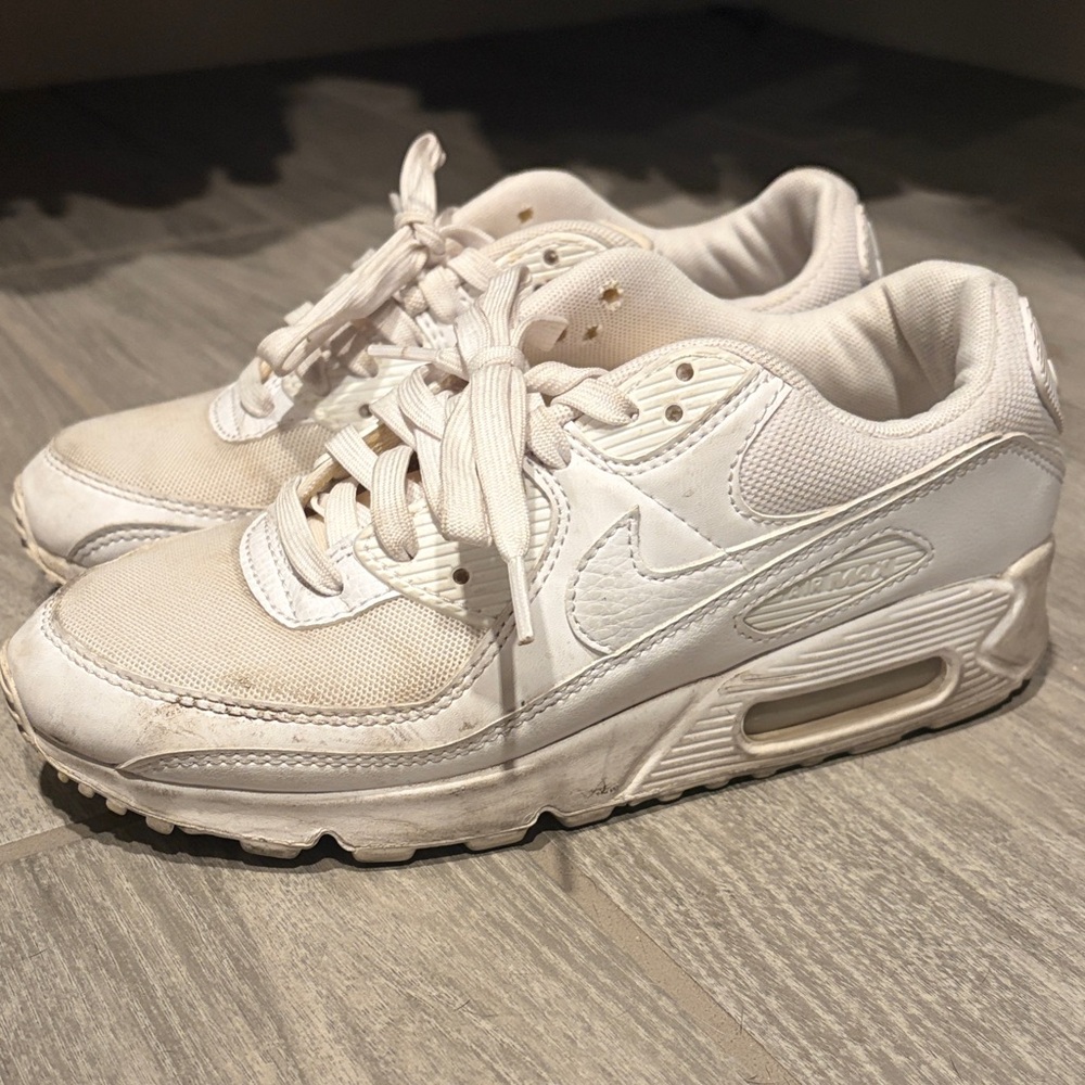 Nike Women’s White Low-Top Air Max-Inspired Sneakers